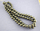 6mm Round MAGNETIC HEMATITE Gemstone Beads . 30 beads ghe0074