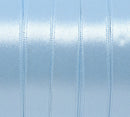 1/2 inch wide Shiny LIGHT Blue Satin Ribbon for Weddings, Scrapbooking, Jewelry Making, Sewing, Gift Wrap . 25 yards rib0009