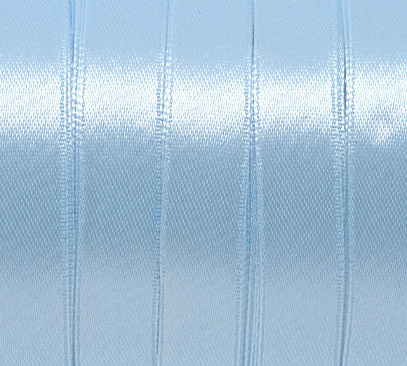 1/2 inch wide Shiny LIGHT Blue Satin Ribbon for Weddings, Scrapbooking, Jewelry Making, Sewing, Gift Wrap . 25 yards rib0009