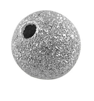 50 Antique Silver Stardust Metal Round Beads  4mm  bme0084