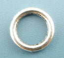 300 pieces Antique Silver Tone Soldered Closed Jump Rings 17 gauge wire Findings  8mm   jum0033b