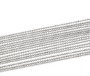 10 meters (over 32 feet) ANTIQUE SILVER Tone Metal Ball Chain 1.5mm  fch0137