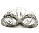 200 Hardened Steel Memory Wire Loops, 70mm, bracelet, about 2.75" diameter wir0053