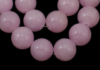 8mm LAVENDER ORCHID Purple Round Dyed Jade Gemstone Beads . 15.5" strand . about 51 beads gjd0037