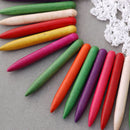 1 strand Dyed Stone Spike Beads, 45mm long . 16.5" strand about 79 beads, mixed rainbow colors how0336