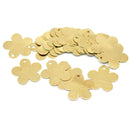 20 Brass Sheet Metal Stamping Blanks, FLOWER shape, 1 hole, 17x16mm (5/8"x5/8")   20 gauge msb0056