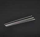25 Silver Plated Flat Head Pins . 3-1/8"  long . Pin0039a