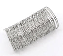 1000 Hardened Steel Memory Wire Loops  20mm . finger rings or wine glass rings, about 3/4" diameter  wir0010