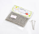 500 Antique Silver Ball Head Pins, 1-5/8" long (40mm)  24 gauge pin0011