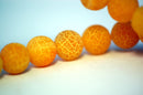1 Strand 15.5" Round Dyed GOLDEN HARVEST Crackle Agate Beads 10mm  Natural Gemstones gag0074