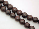10mm Howlite Beads ROUND Ball JET BLACK full strand how0200