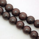 12mm Howlite Beads ROUND JET BLACK full strand how0277