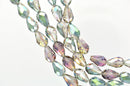 12mm Teardrop Briolette Crystal NORTHERN LIGHTS AB full strand, 21 beads, bgl1577