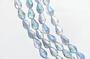 Teardrop Briolette Crystal MYSTIC AB . full strand . 15x9mm  bgl0392