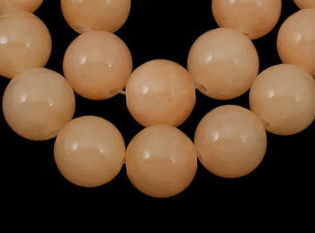 16" Strand Dyed Jade Stone 8mm Gemstone Beads approx 50 beads PASTEL PEACH TANGERINE gjd0034