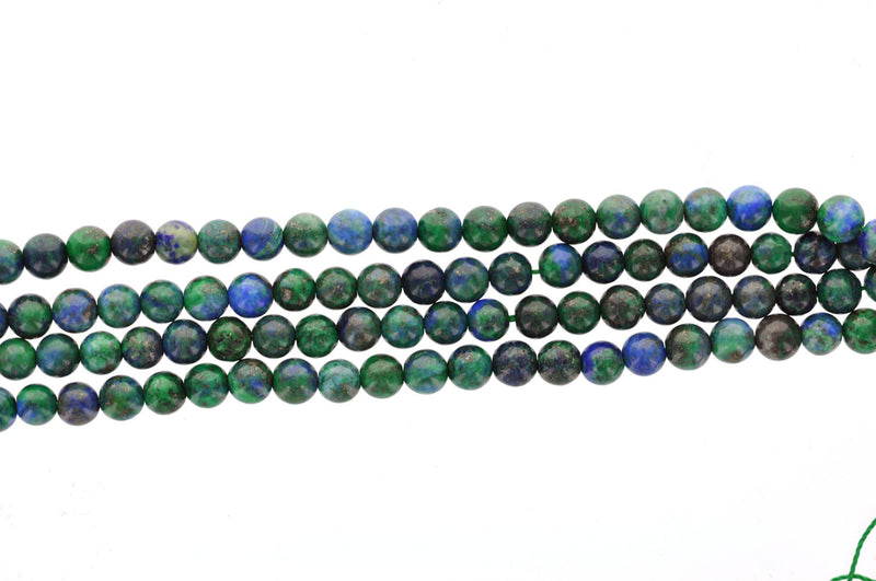 12mm AZURITE MALACHITE ROUND Gemstone Beads, full strand, gmx0010