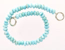 NATURAL LARIMAR Rondelle Beads . 8" strand of loose beads