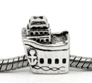 1 Silver Tone CRUISE SHIP European Charm Bead for large hole Euro bme0241