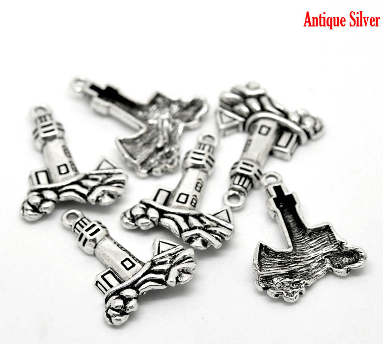 2 LIGHTHOUSE and OCEAN Charm Pendants . chs0266