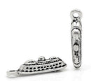 10 CRUISE SHIP Charms, Silver Pewter Cruise Ship Charm Pendants, Boat Charms, Vacation Charms chs0086