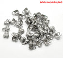 100 STAINLESS STEEL Metal Brass Ball Chain End Connectors for 3.2mm ball chain fin0340