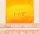 1.5 inches wide TANGERINE ORANGE Satin Ribbon for Weddings, Scrapbooking, Jewelry Making, Sewing, Gift Wrap . 25 yards rib0012