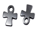 4 Hematite Gemstone ANKH CROSS Pendants ghe0064