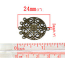 10 pcs Antique Bronze Gold Findings for Chandelier Earrings, Pendants  chb0243
