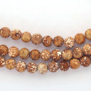 10mm Round WOOD AGATE Gemstone Beads, full strand, gag0065b