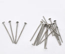 Bulk Package 700 Dark Silver Tone Metal Flat Head Pins 21/22 gauge, 24mm long (1" long)  pin0051