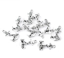 12  Silver Tone Small ANCHOR Charms Pendants . chs0190