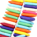 1 strand Dyed Howlite Spike Beads, 1 inch long . mixed rainbow colors how0263