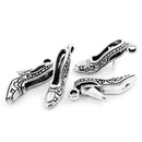 10 Antiqued Silver HIGH HEELS Shoe Charm Pendants .  chs0680