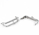 2 Metal Frames for Purse Clasp fin0165
