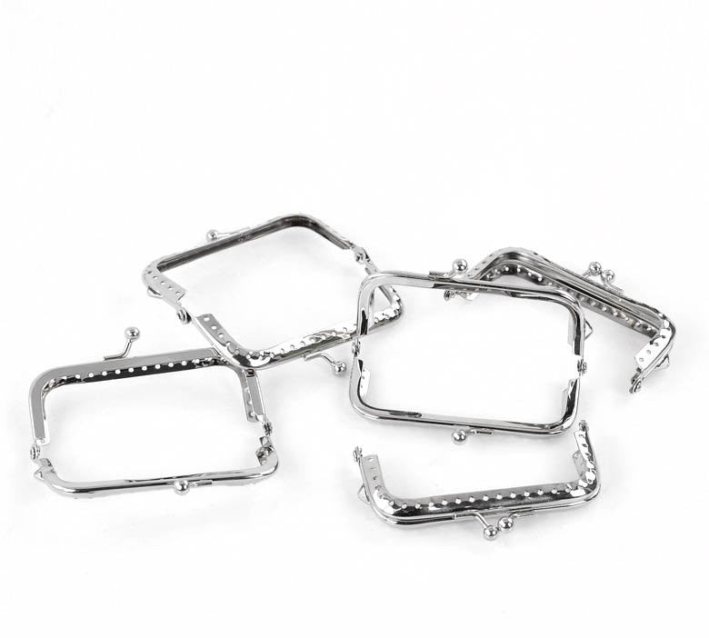 2 Metal Frames for Purse Clasp fin0165