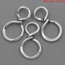 10 Antique Tibetan Silver Tone Metal INFINITY TWIST Symbol Charm Connectors 30mm x 17mm . chs0329