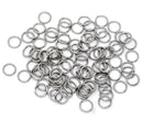 50 PCs 8mm STAINLESS STEEL Heavy Thick Open Jump Rings 18 gauge wire Findings  jum0047a
