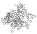 50 PCs 4mm STAINLESS STEEL Open Jump Rings 18 gauge wire Findings jum0166a