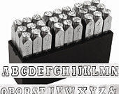 ImpressArt Metal Alphabet Letter Stamping Set,  6mm UPPERCASE VARSITY Font tol0215a