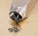 ImpressArt Metal Design Stamp,  6mm TURTLE   tol0025