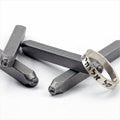 ImpressArt Metal Alphabet Letter Stamping Set,  3mm HEBREW Font  tol0140