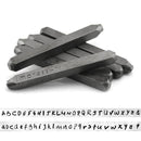 ImpressArt Metal Alphabet Letter Stamping Set,  2.5mm UPPERCASE SCARLETT'S SIGNATURE Font tol0206