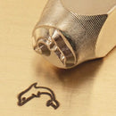 ImpressArt Metal Design Stamp,  6mm DOLPHIN   tol0062