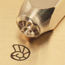 ImpressArt Metal Design Stamp,  6mm NAUTILUS SHELL   tol0064