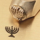 ImpressArt Metal Design Stamp,  6mm MENORAH   tol0070