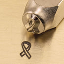 ImpressArt Metal Design Stamp,  6mm AWARENESS RIBBON OUTLINE   tol0048