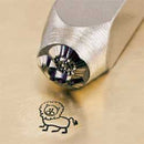 ImpressArt Metal Design Stamp,  6mm LION   tol0024