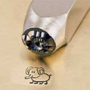 ImpressArt Metal Design Stamp,  6mm ELEPHANT   tol0026