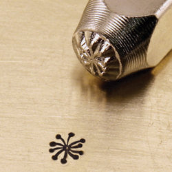 ImpressArt Metal Design Stamp,  3mm SMALL DANDELION PUFF   tol0036