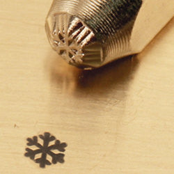 ImpressArt Metal Design Stamp,  3mm SMALL SNOWFLAKE  tol0067